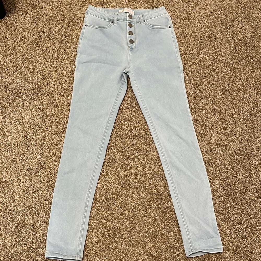No Boundaries Button Jeans